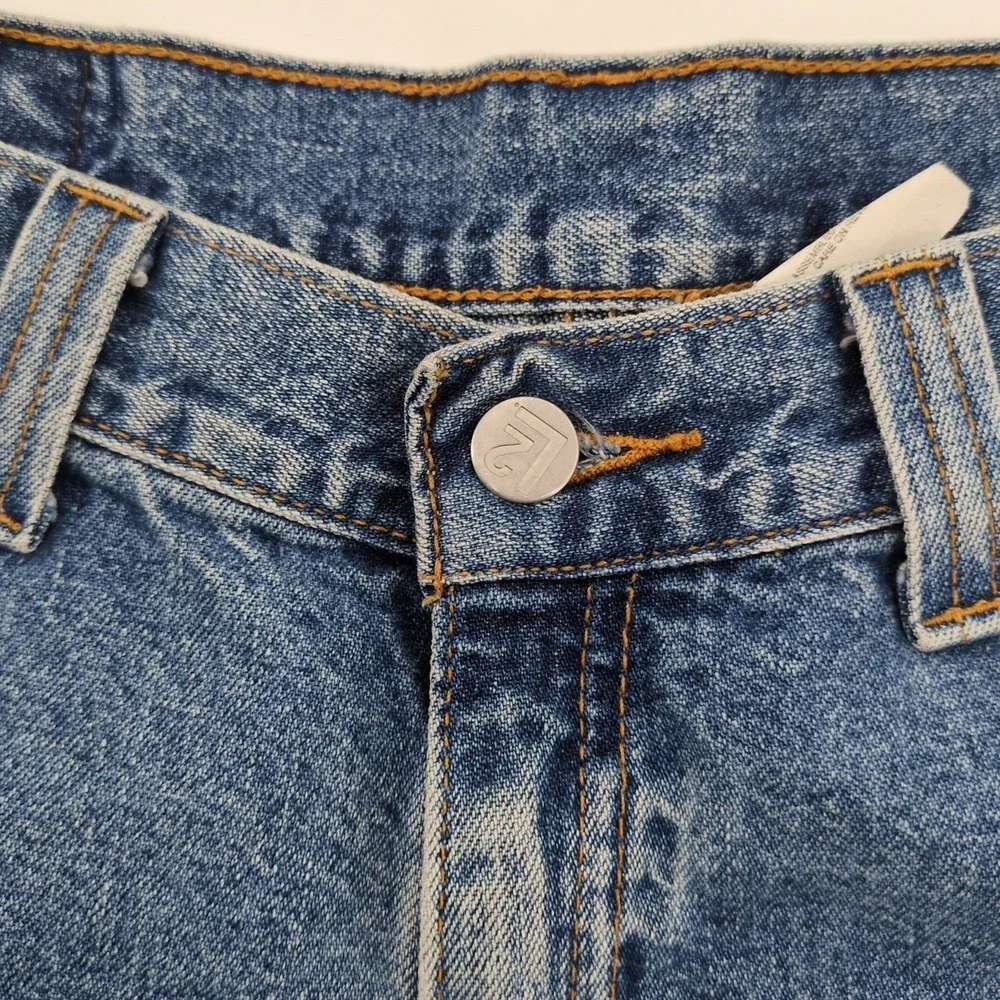 Vtg 1998 Levi's L2 Cargo Flap Pocket Denim Shorts Size 7 RARE Skater 90s Jorts